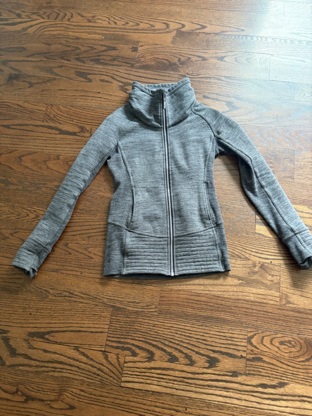 Lululemon Grey Zip-Up Athletic Jacket